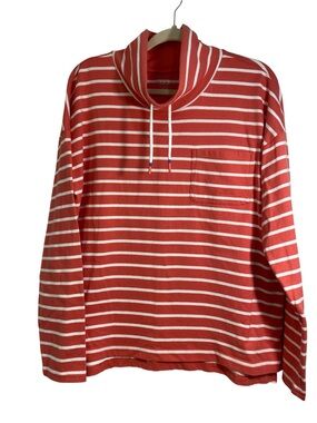 LL Bean Heritage Mariner Funnel Neck Top